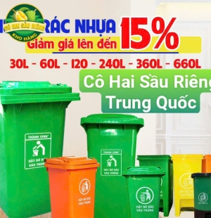 Thùng Rác Nhựa