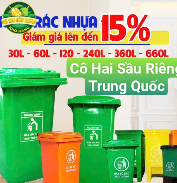 Thùng Rác Nhựa